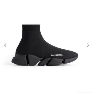 Balenciaga Black Knit Sock Sneakers